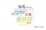 【論文データ】dentate gyrus（歯状回）の国内研究動向まとめ
