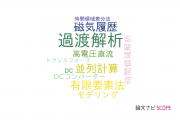 【論文データ】transient analysis（過渡解析）の国内研究動向まとめ