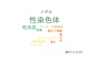 【論文データ】sex chromosome（性染色体）の国内研究動向まとめ