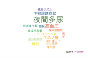 【論文データ】nocturia（夜間多尿）の国内研究動向まとめ