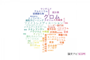 【論文データ】chromium（クロム）の国内研究動向まとめ