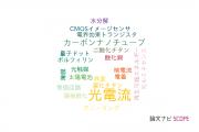 【論文データ】photocurrent（光電流）の国内研究動向まとめ