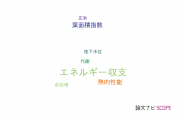 【論文データ】energy balance（エネルギー収支）の国内研究動向まとめ