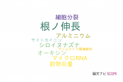 【論文データ】root growth（根の伸長）の国内研究動向まとめ