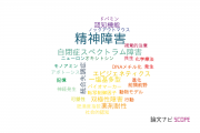 【論文データ】psychiatric disorder（精神障害）の国内研究動向まとめ
