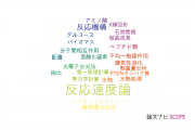 【論文データ】reaction kinetics（反応速度論）の国内研究動向まとめ