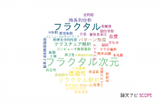 【論文データ】fractal（フラクタル）の国内研究動向まとめ