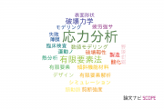【論文データ】stress analysis（応力分析）の国内研究動向まとめ