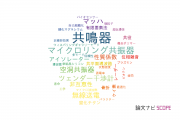 【論文データ】resonator（共鳴器）の国内研究動向まとめ