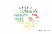 【論文データ】hydrothermal reaction（水熱反応）の国内研究動向まとめ