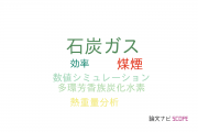 【論文データ】coal gasification（石炭ガス）の国内研究動向まとめ