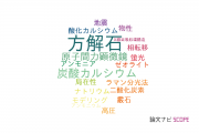【論文データ】calcite（方解石）の国内研究動向まとめ