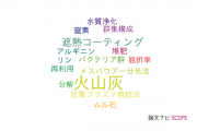 【論文データ】volcanic ash（火山灰）の国内研究動向まとめ
