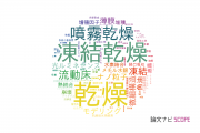 【論文データ】drying（乾燥）の国内研究動向まとめ