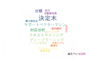 【論文データ】decision tree（決定木）の国内研究動向まとめ