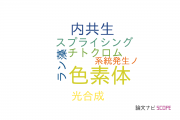 【論文データ】plastid（色素体）の国内研究動向まとめ