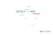 【論文データ】supersymmetric gauge theory（超対称ゲージ模型）の国内研究動向まとめ