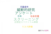 【論文データ】child maltreatmentの国内研究動向まとめ