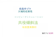 【論文データ】conjugate gradient method（共役傾斜法）の国内研究動向まとめ