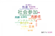 【論文データ】social participation（社会参加）の国内研究動向まとめ