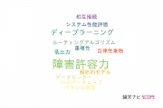 【論文データ】fault tolerance（障害許容力）の国内研究動向まとめ