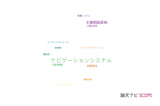 【論文データ】navigation system（ナビゲーションシステム）の国内研究動向まとめ