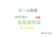 【論文データ】high frequency bands（高周波帯域）の国内研究動向まとめ