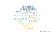 【論文データ】hypochlorite（次亜塩素酸塩）の国内研究動向まとめ