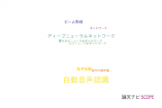 【論文データ】automatic speech recognition（自動音声認識）の国内研究動向まとめ
