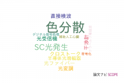 【論文データ】chromatic dispersion（色分散）の国内研究動向まとめ