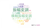 【論文データ】amplitude modulation（振幅変調）の国内研究動向まとめ