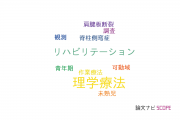 【論文データ】physical therapy（理学療法）の国内研究動向まとめ