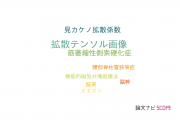 【論文データ】fractional anisotropyの国内研究動向まとめ