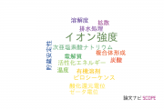 【論文データ】ionic strength（イオン強度）の国内研究動向まとめ