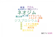 【論文データ】neodymium（ネオジム）の国内研究動向まとめ