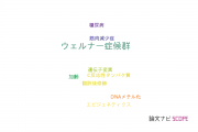 【論文データ】Werner syndrome（ウェルナー症候群）の国内研究動向まとめ