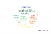 【論文データ】photoreaction（光化学反応）の国内研究動向まとめ
