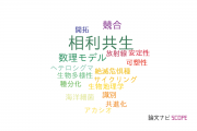 【論文データ】mutualism（相利共生）の国内研究動向まとめ