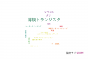 【論文データ】thin film transistors (TFT)（薄膜トランジスタ）の国内研究動向まとめ