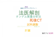 【論文データ】forensic autopsy（法医解剖）の国内研究動向まとめ