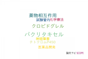 【論文データ】CYP2C8の国内研究動向まとめ