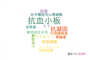 【論文データ】anti-platelet（抗血小板）の国内研究動向まとめ