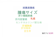 【論文データ】tumor size（腫瘍サイズ）の国内研究動向まとめ