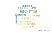 【論文データ】all-cause mortality（総死亡率）の国内研究動向まとめ