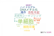 【論文データ】single cell（単細胞）の国内研究動向まとめ