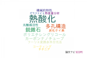 【論文データ】thermal oxidation（熱酸化）の国内研究動向まとめ