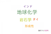 【論文データ】Zircon U-Pb geochronologyの国内研究動向まとめ