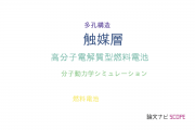 【論文データ】catalyst layer（触媒層）の国内研究動向まとめ