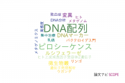 【論文データ】DNA sequencing（DNA配列）の国内研究動向まとめ