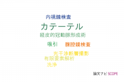 【論文データ】catheters（カテーテル）の国内研究動向まとめ